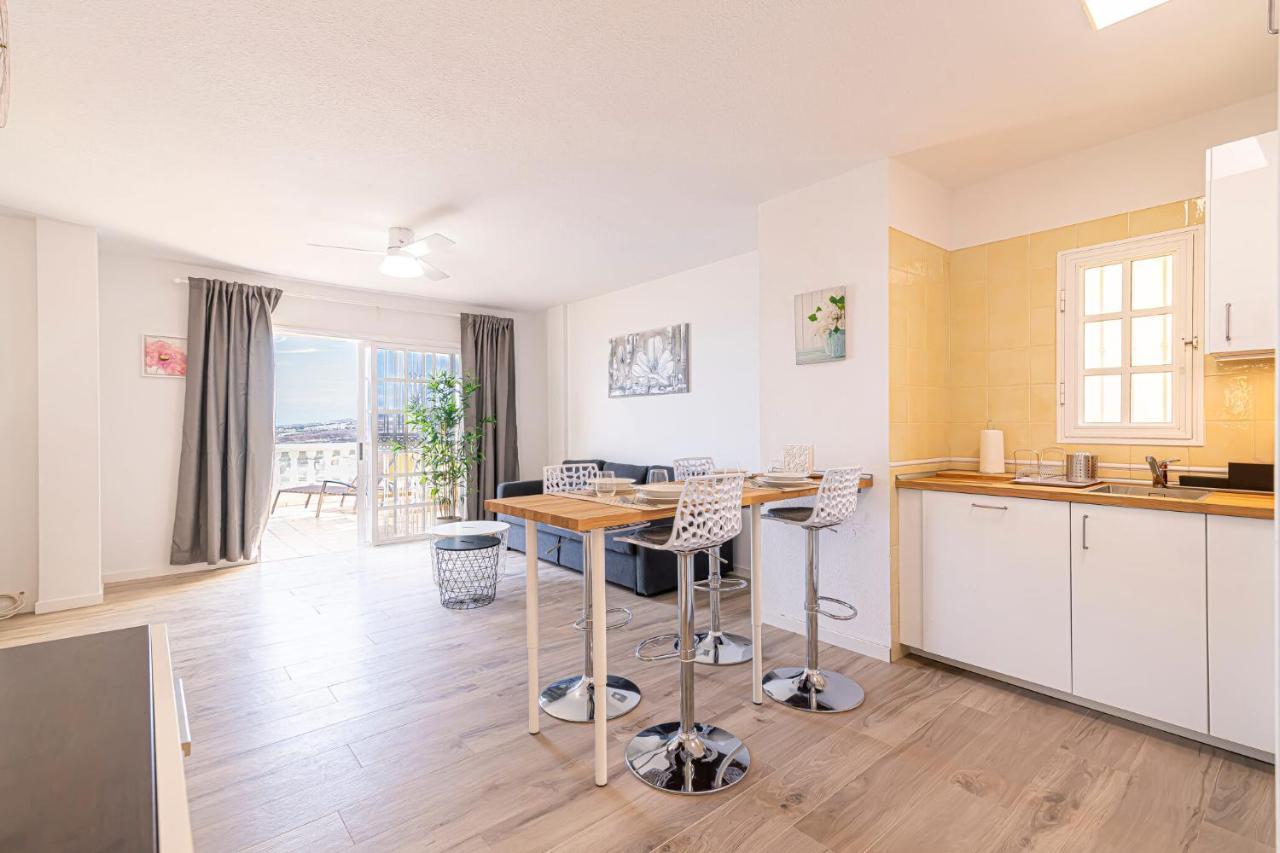 Top Floor With Ocean View Costa Adeje  Bagian luar foto
